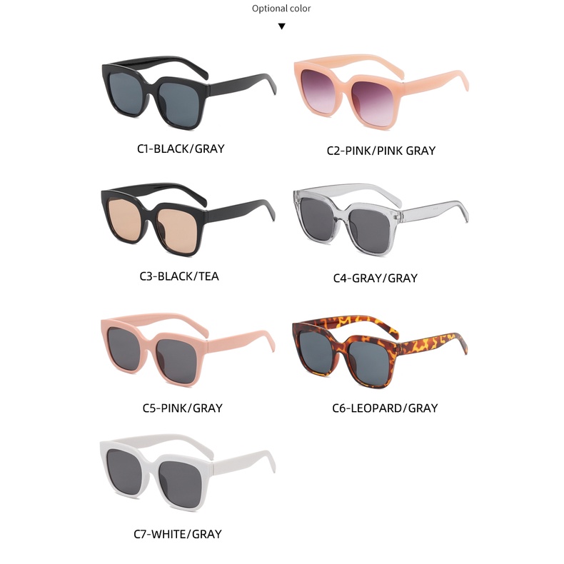 Kính Mát Gọng Vuông Lớn Thời Trang Hàn Quốc 2022