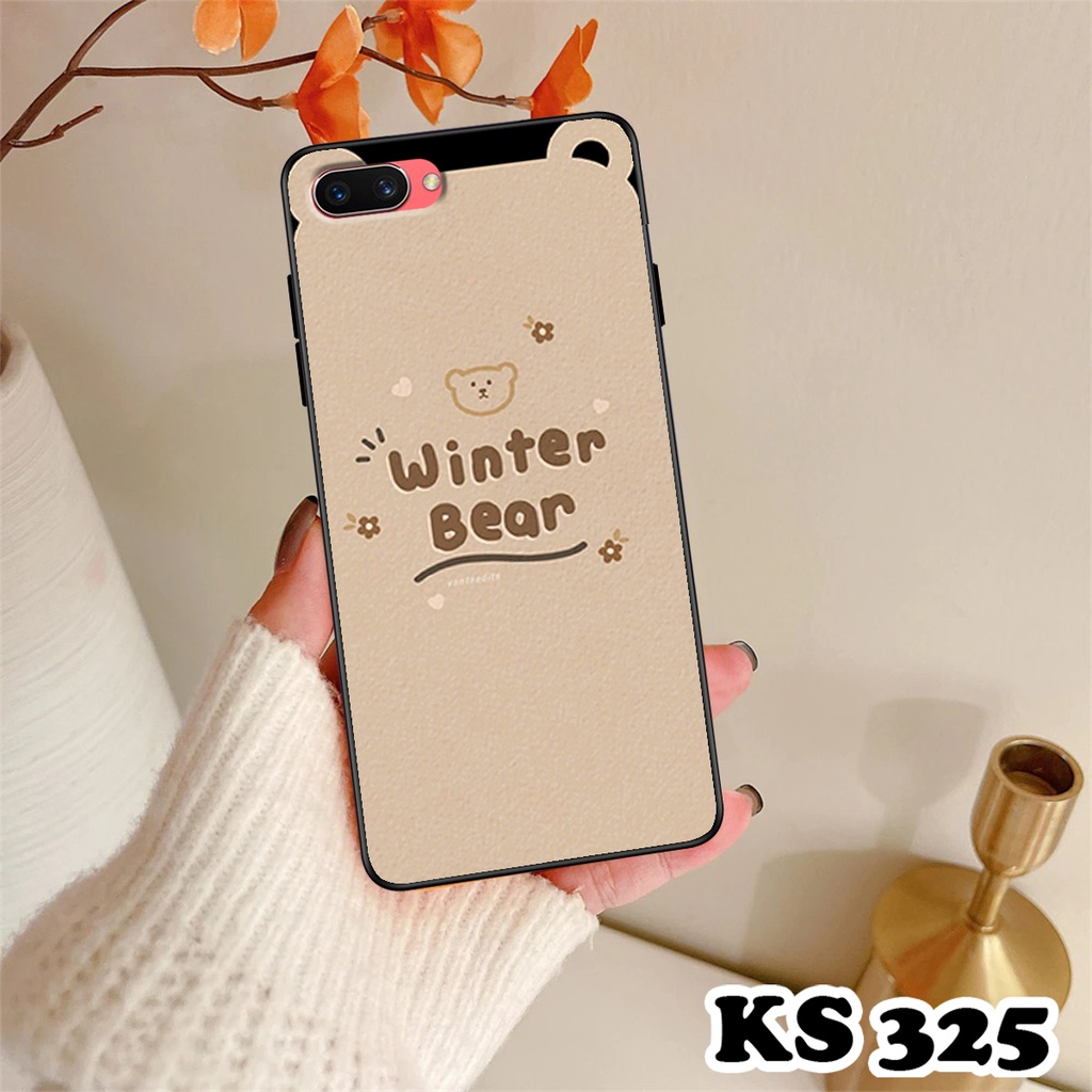 Ốp lưng Oppo A3s - Realme C2 - Ốp Oppo in hình Tai thỏ - Chất liệu TPU cao cấp