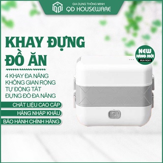 Hộp đựng cơm giữ nhiệt inox - Hộp đựng cơm văn phòng cắm điện 4 ngăn trinhquyen7995