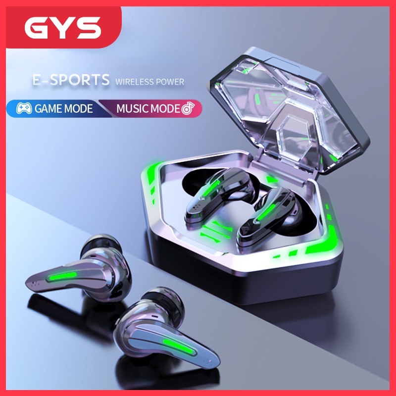 Tai Nghe Không dây thật Gaming , Tai Nghe Chơi Game Bluetooth 5.1 TWS Có Mic - Pin Cực Trâu - Độ Trễ Cực Thấp