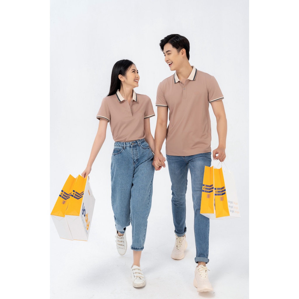 Áo polo Yody nam phối bo 01 chất liệu cotton thoáng mát Apm3639