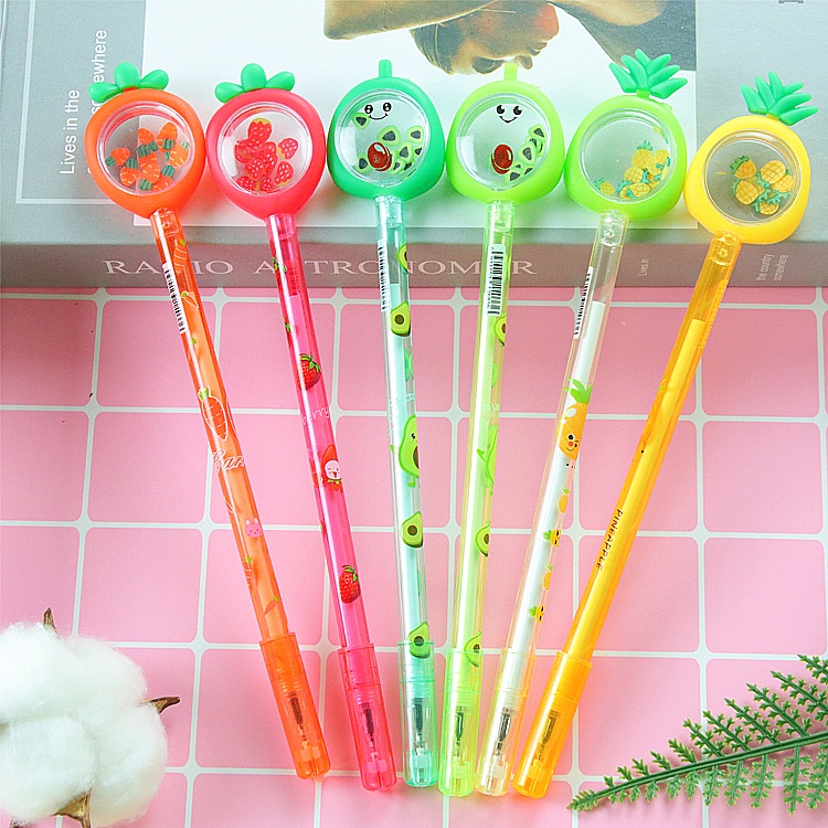 Bút gel Kim Tuyến Nước Tạo Hình Trái Cây Sáng Tạo
