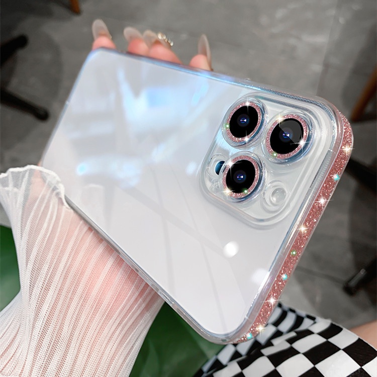 Ốp iPhone 14 pro max Plus 13 12 pro max Ốp Điện Thoại Mặt Kính Cường Lực Chống Sốc Chống Dấu Vân Tay