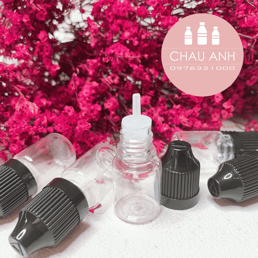 Chai nhựa 5ml, 10ml đựng mực xăm