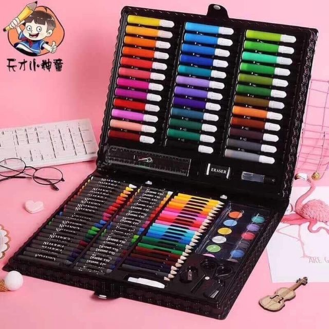 Hộp Màu 150 Chi Tiết Cho Bé