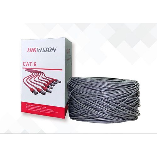 Dây mạng CAT6 Hikvision 8 lõi thùng đỏ