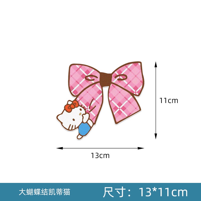 Đề Can Hello Kitty Dán Trang Trí Xe Hơi