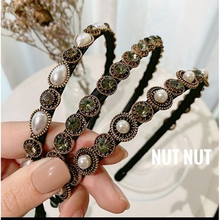 Bờm tóc cao cấp Hàn Quốc - Cài tóc đính hoa Hàn Quốc
