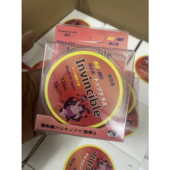 Cước Câu Cá Invincible Bất Khả Chiến Bại make in japan 120m