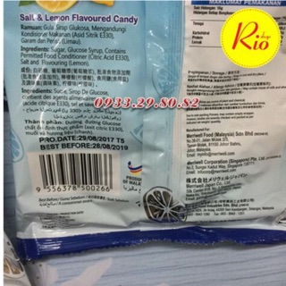 1 THÙNG KẸO CHANH MUỐI HÀN QUỐC