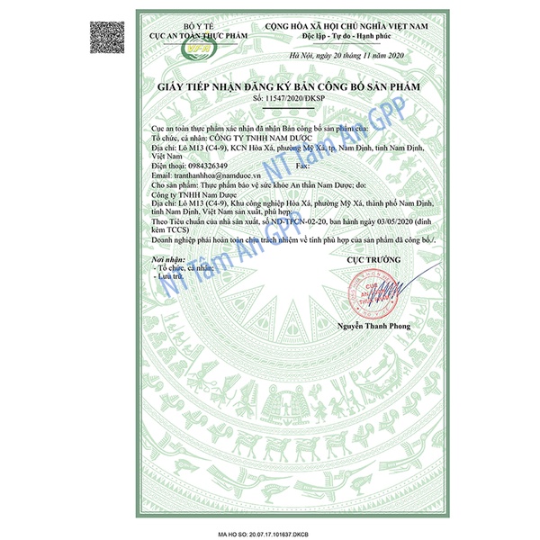 An Thần Nam Dược - Hỗ trợ giúp làm giảm stress và căng thẳng thần kinh - Chính hãng Date luôn mới nhất