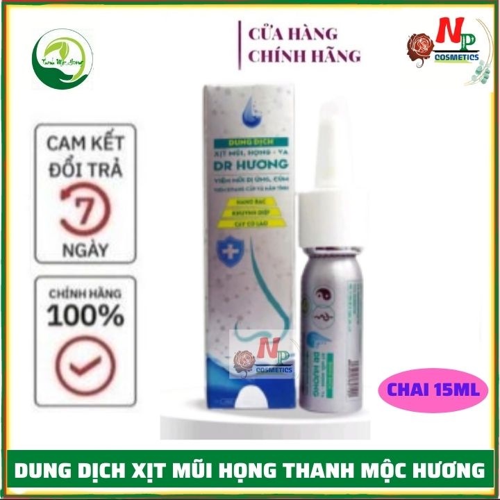 Xịt mũi họng Dr Hương Thanh Mộc Hương 15ml - dứt điểm xoang, mũi dị ứng