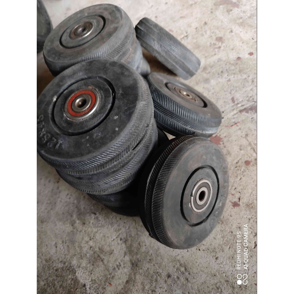 Bánh xe cao su 125mm  Bánh xe cao su đặc BCS125 Bánh xe cao su  Bánh xe chở hàng