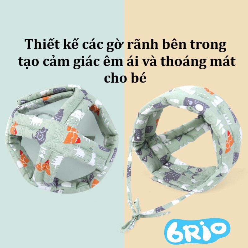 Mũ bảo vệ đầu cho bé, mũ bảo hiểm chống va đập cho bé tập đi