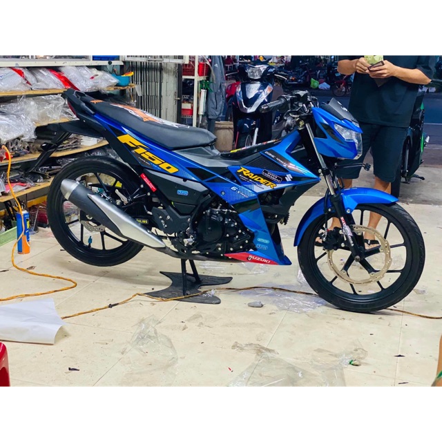 Tem rời Raider xanh đen
