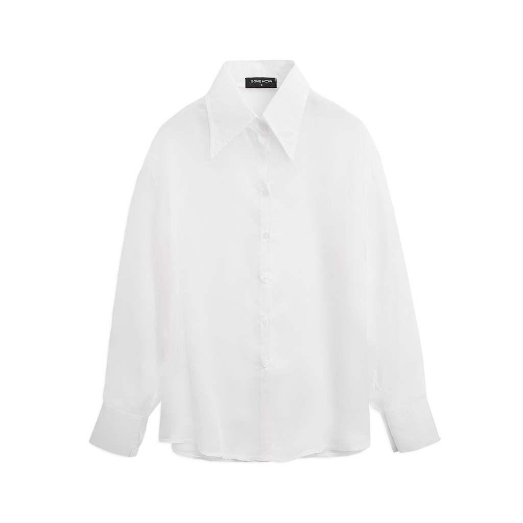 Áo Sơ Mi Nữ Transperancy Suit , Chất Vải Cotton Cá Tính, Năng Động, Trẻ Trung,WSM000007, SOMEHOW