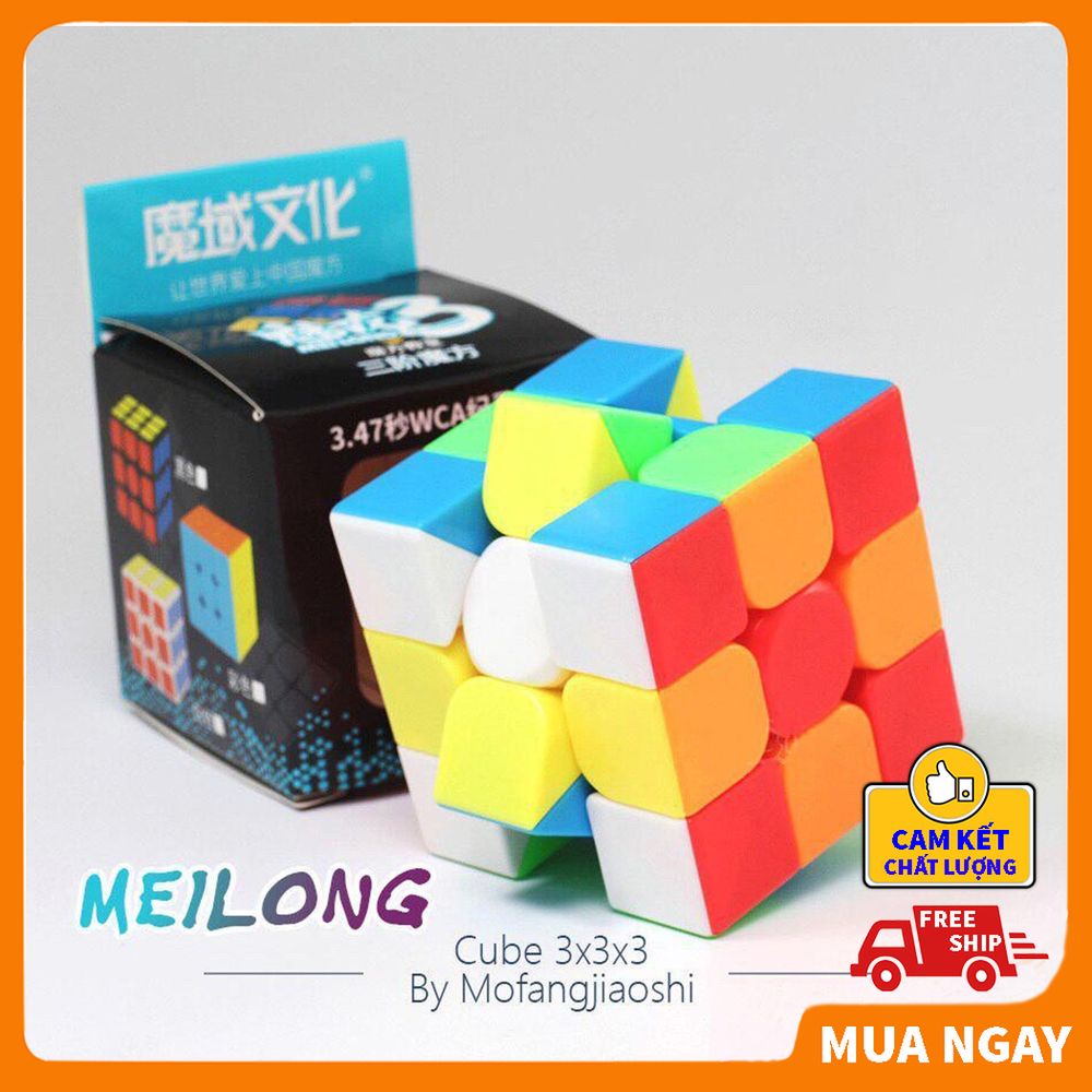 Rubik 3x3 MeiLong Khối Lập Phương Rubik Ma Thuật 3 Tầng ❤️ABATI❤️ Đồ chơi rubik cube 3x3 MeLong 3 tầng lập phương