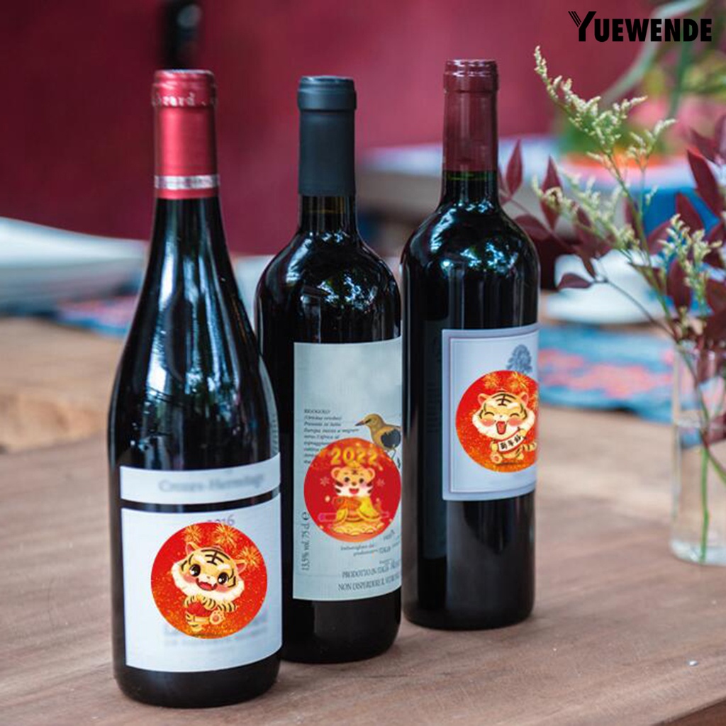 Bộ 500 miếng dán trang trí hình hổ năm mới mini 2022 cho trẻ em