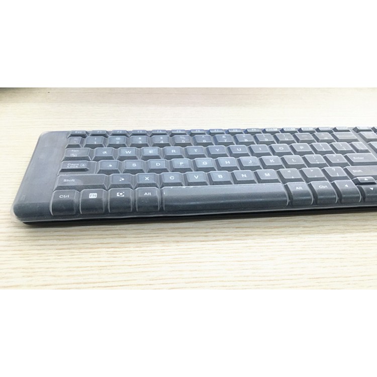 Tấm Phủ Bàn Phím Silicon Trong Suốt Cho Logitech Mk220 K230 Mk215