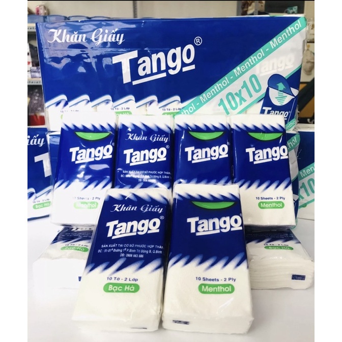 🌺Lốc 10 Bịch Giấy Vệ Sinh Tango, Giấy dày, mịn