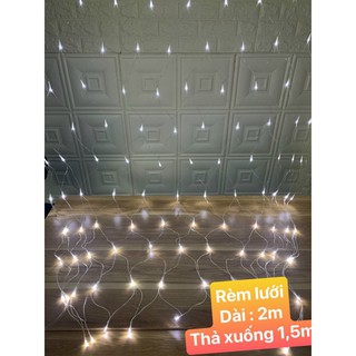 [chuyên sỉ & lẻ] Đèn led rèm lưới trang trí ngoài trời, phòng ngủ, tiệc giá rẻ chất lượng