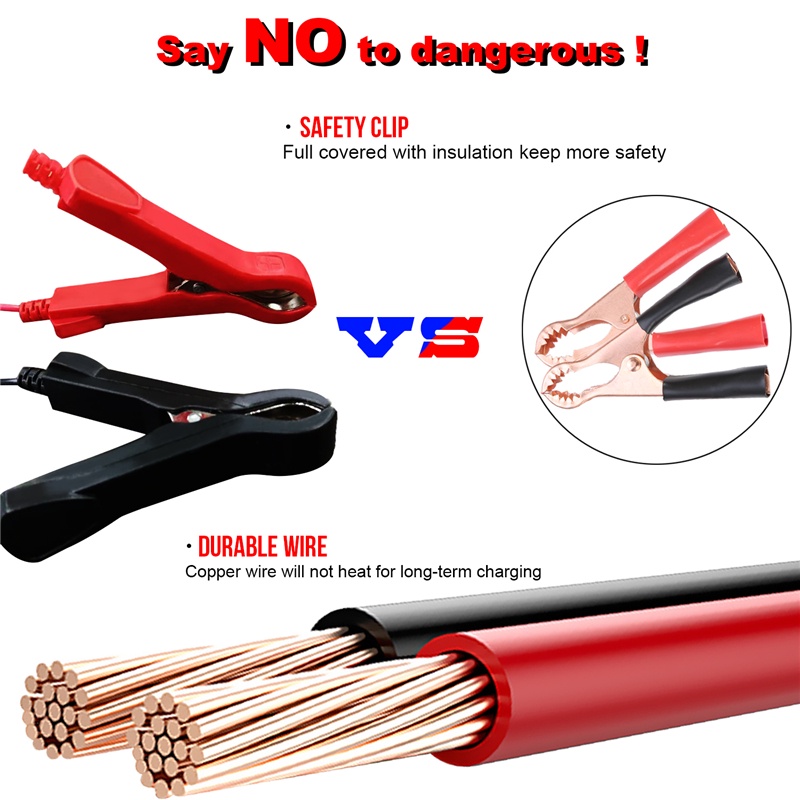 Bộ Sạc Pin Thông Minh Tự Động 12V 1500mA Cho Xe Hơi/RV/ATV/Boat
