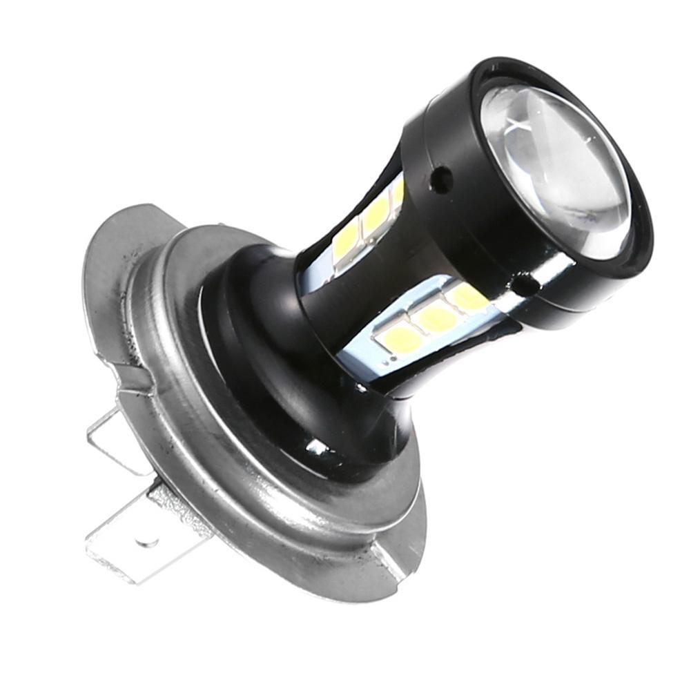 H4 / ​​H7 Car 3030 LED Hi-Lo Beam Đèn pha Đèn pha Bóng đèn pha 6500K 12-24v Xe máy