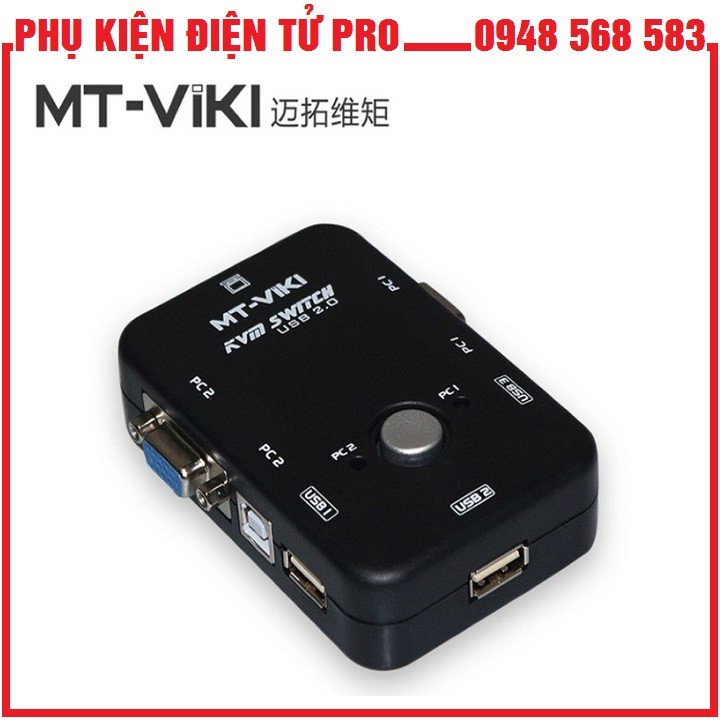 BỘ CHIA KVM USB MT- VIKI 2 CỔNG