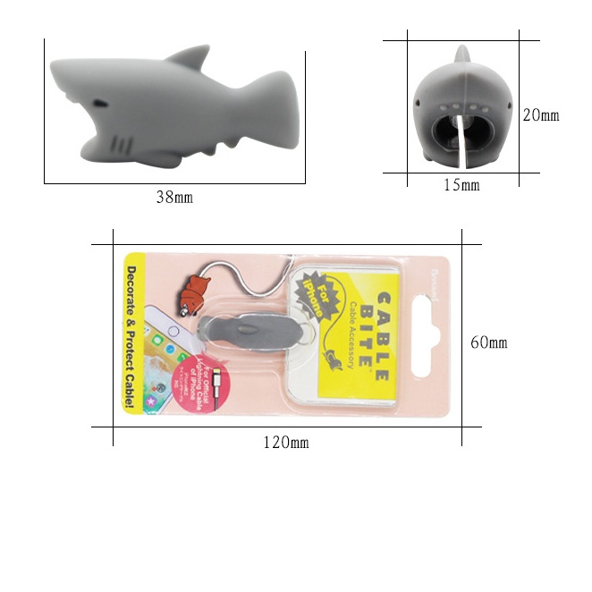 Nút Bảo Vệ Dây Sạc Cable Bite Thú Cắn Cáp