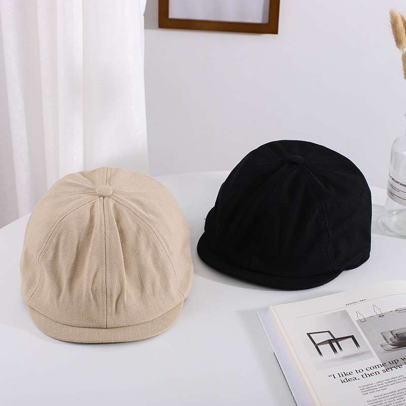 Mũ Beret Màu Sắc Đơn Giản Phong Cách Vintage Cho Nữ