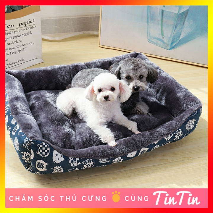 Đệm Cho Chó Mèo Nằm Mùa Đông - Ổ Đệm Cho Chó Mèo Size Lớn #Tintin Pet Store