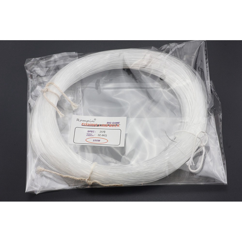 Cuộn dây câu cá 100m 0.55-1.8mm bằng nylon kích thước 20 30 40 50 60 80 tiện dụng