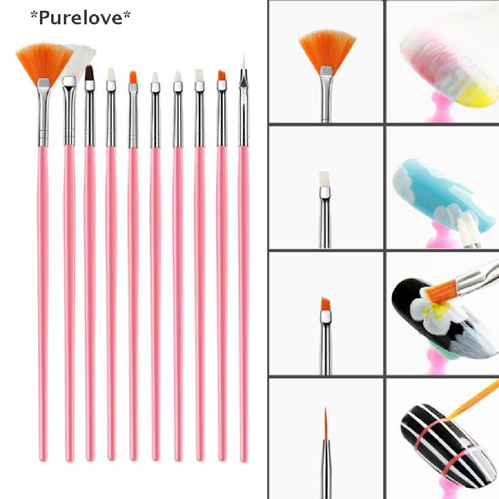 Set 15 Cọ Vẽ Trang Trí Móng Tay Nghệ Thuật Tiện Dụng