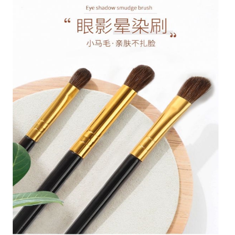 (Hàng Mới Về) Set 3 Cọ Trang Điểm Phấn Mắt Lông Ngựa Chất Lượng Cao | BigBuy360 - bigbuy360.vn