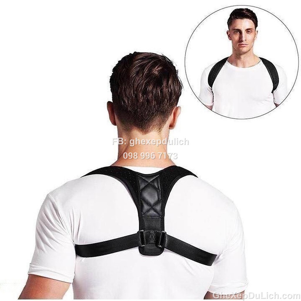 Đai Chống Gù Lưng Cải Thiện Vóc Dáng (Tặng Kèm 2 Tấm Đệm Trợ Lực)