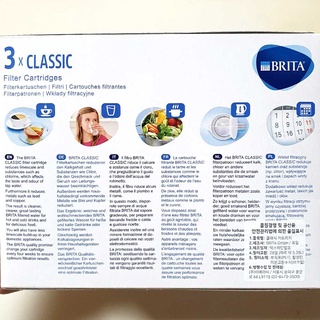 Brita Classic Water Filter Cartridge 3p (Bộ lọc nước Brita Classic)