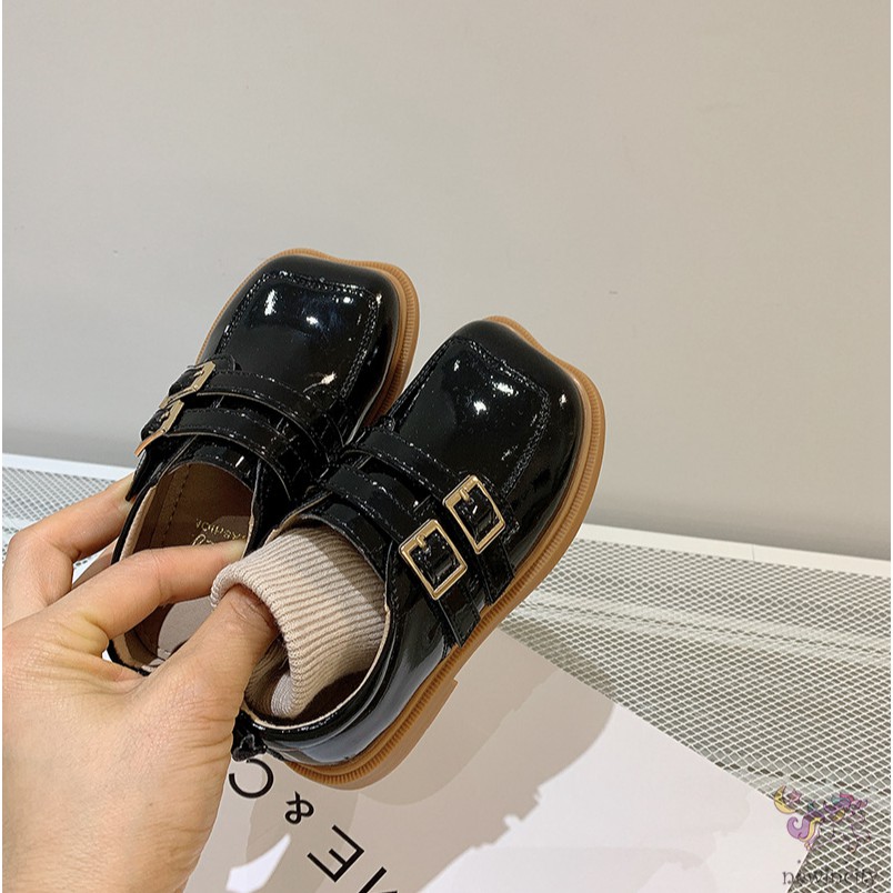 Giày Kiểu Dáng Công Chúa Phong Cách Retro Cho Bé Gái