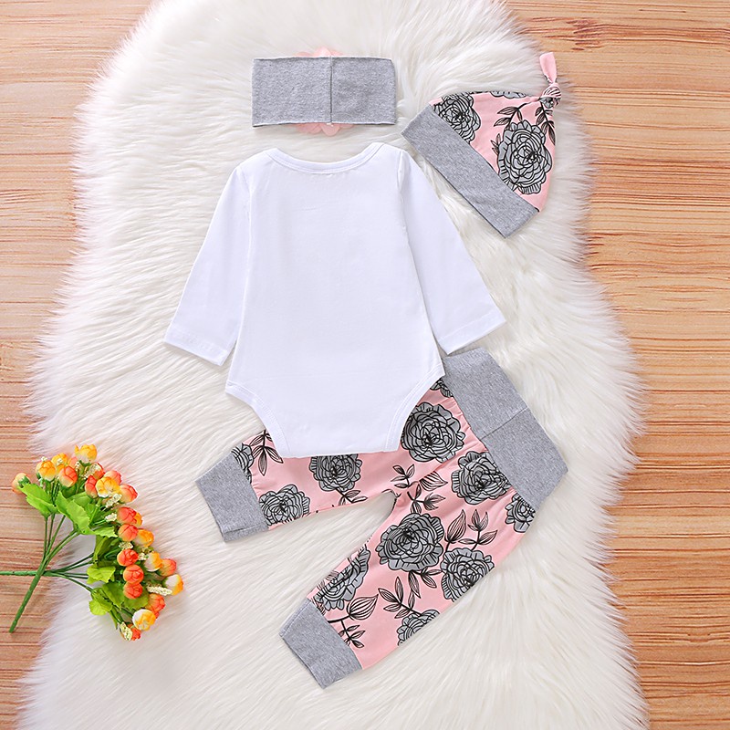 Bộ quần áo MIKRDOO 4 món đáng yêu cho bé