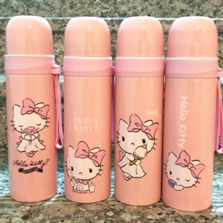 HCM - Bình giữ nhiệt Kitty 500ml cam hồng ngọt ngào