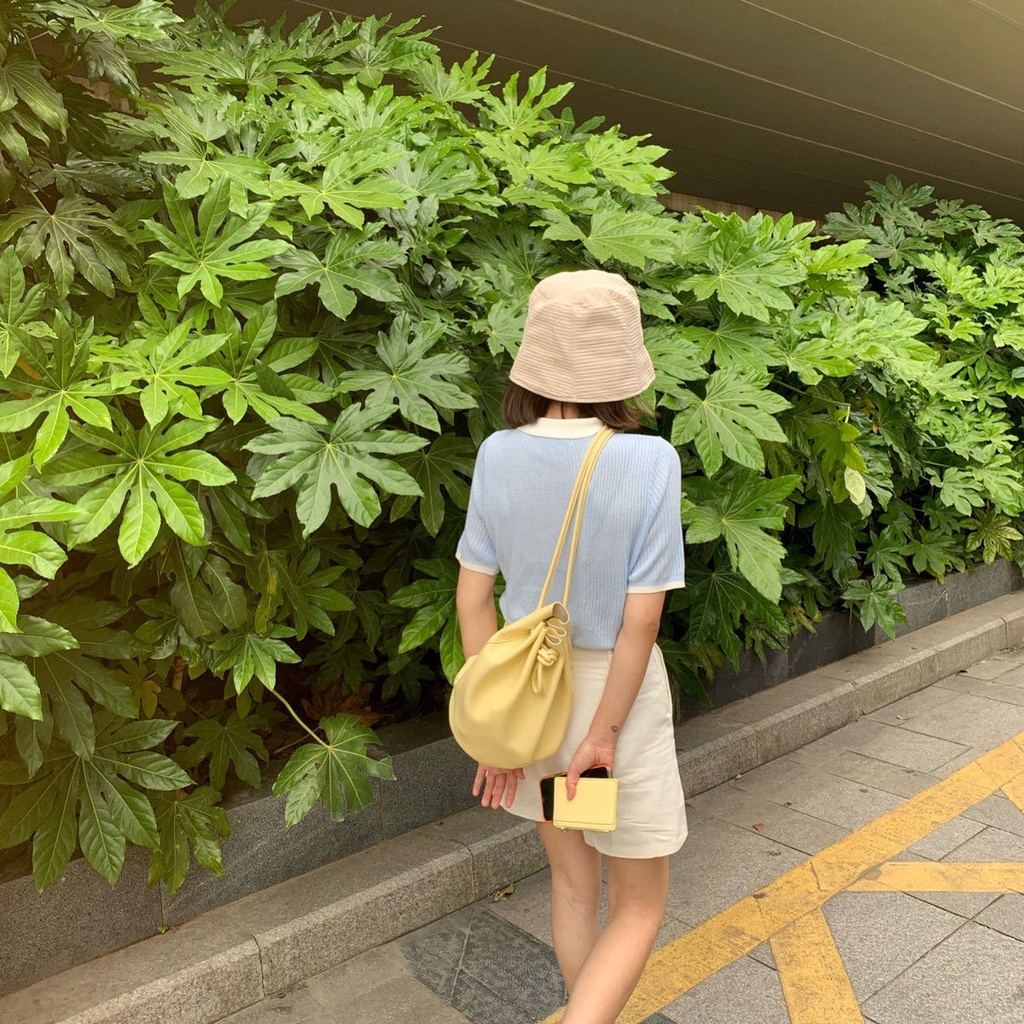 3fter Tự Làm | Túi Đeo Chéo Dây Rút Sức Chứa Lớn Thiết Kế Thời Trang