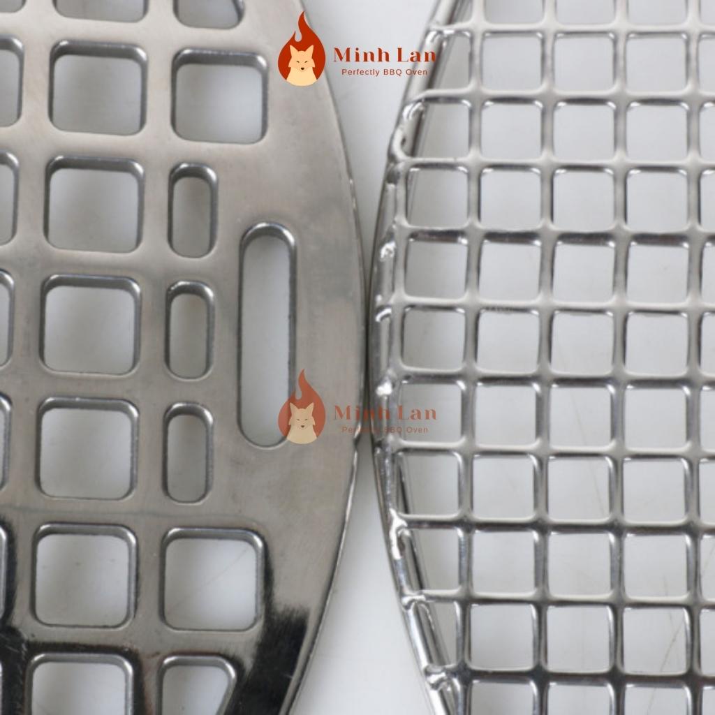 Vỉ Nướng Đúc Nguyên Tấm Inox 304 Siêu Bền, Chống Dính Hiệu Quả
