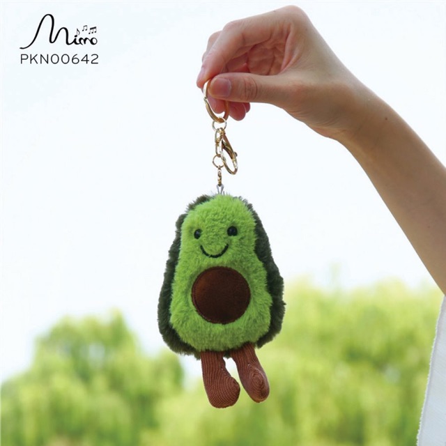 Móc khoá bông hình quả bơ