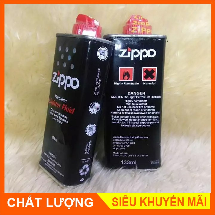 Chai xăng Zippo 133ml