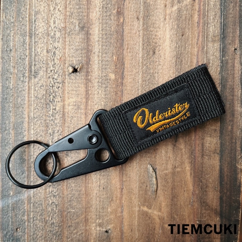 Móc Khoá - Keychain Biker vải canvas vintage motocycle Olderister - Tiệm Cũ Kĩ