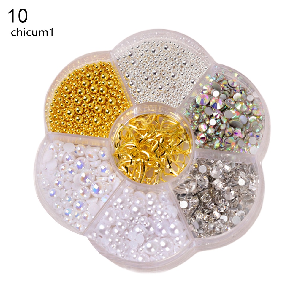 [Hàng mới về] Hộp phụ kiện đính móng trang trí nghệ thuật thời trang DIY