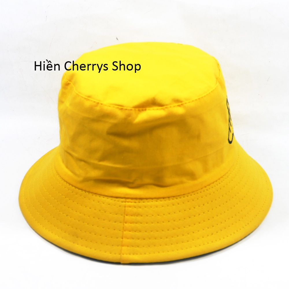 Nón bucket 2 mặt thêu hình bắn tim sành điệu thích hợp cho mọi người