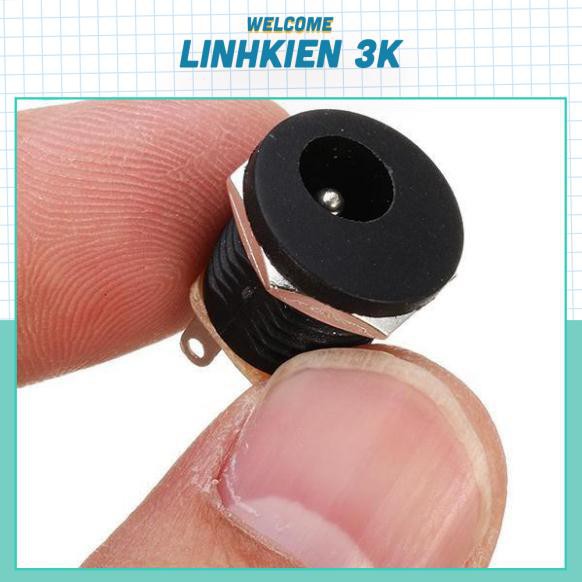 Jack Nguồn DC-022 5.5*2.1mm có ren ốc