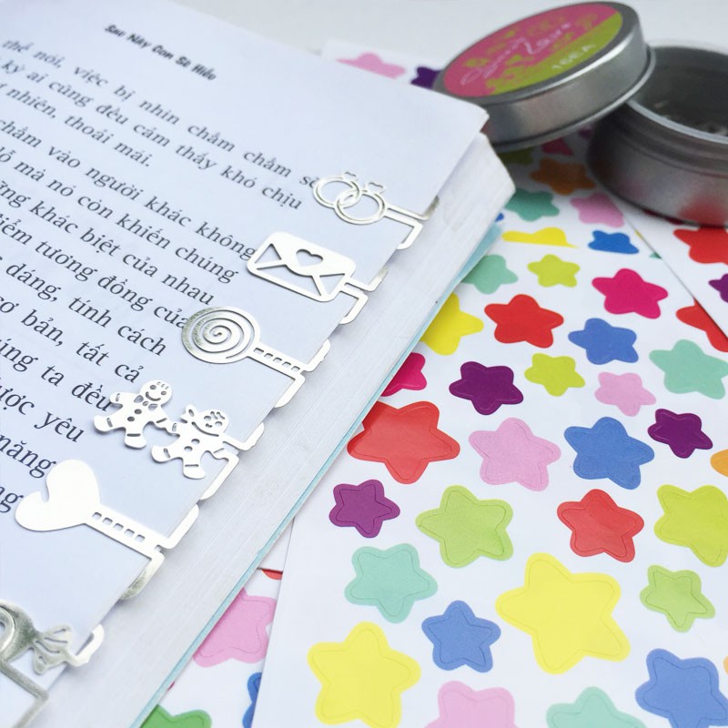 Hộp 16 đánh dấu sách Bookmark Sweet Love