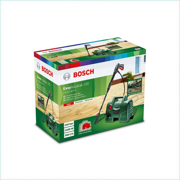 [HÀNG CHÍNH HÃNG] Máy Phun Xịt Rửa Áp Lực Bosch EasyAquatak 100LL