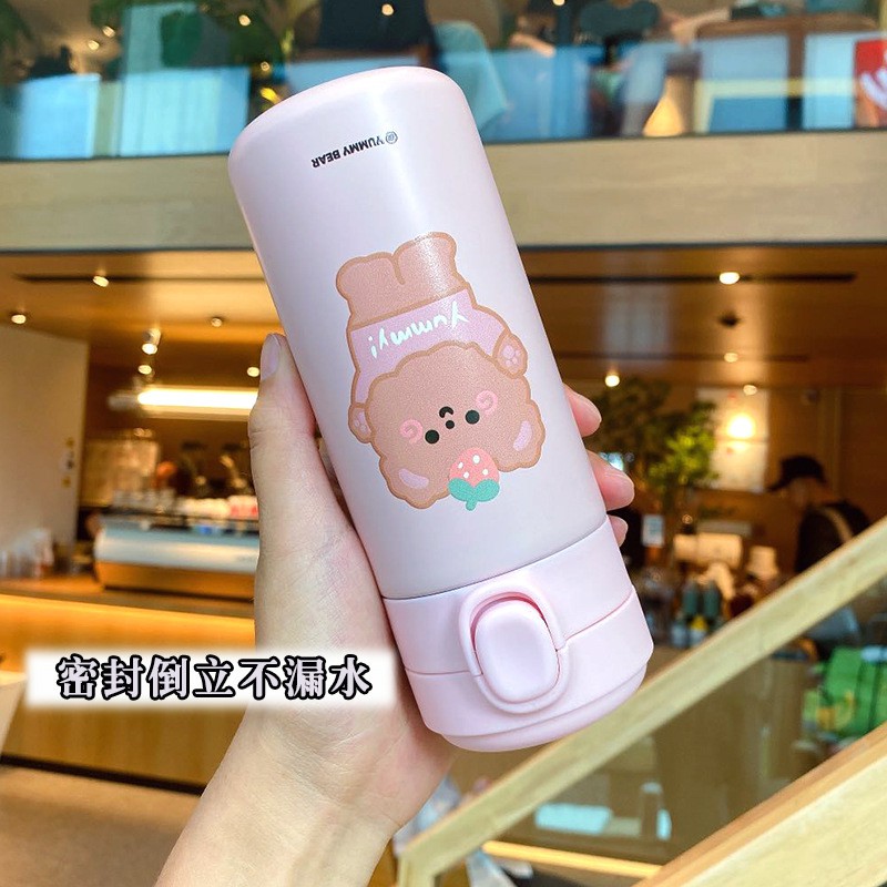 Bình giữ nhiệt hình gấu Yummy 400ml